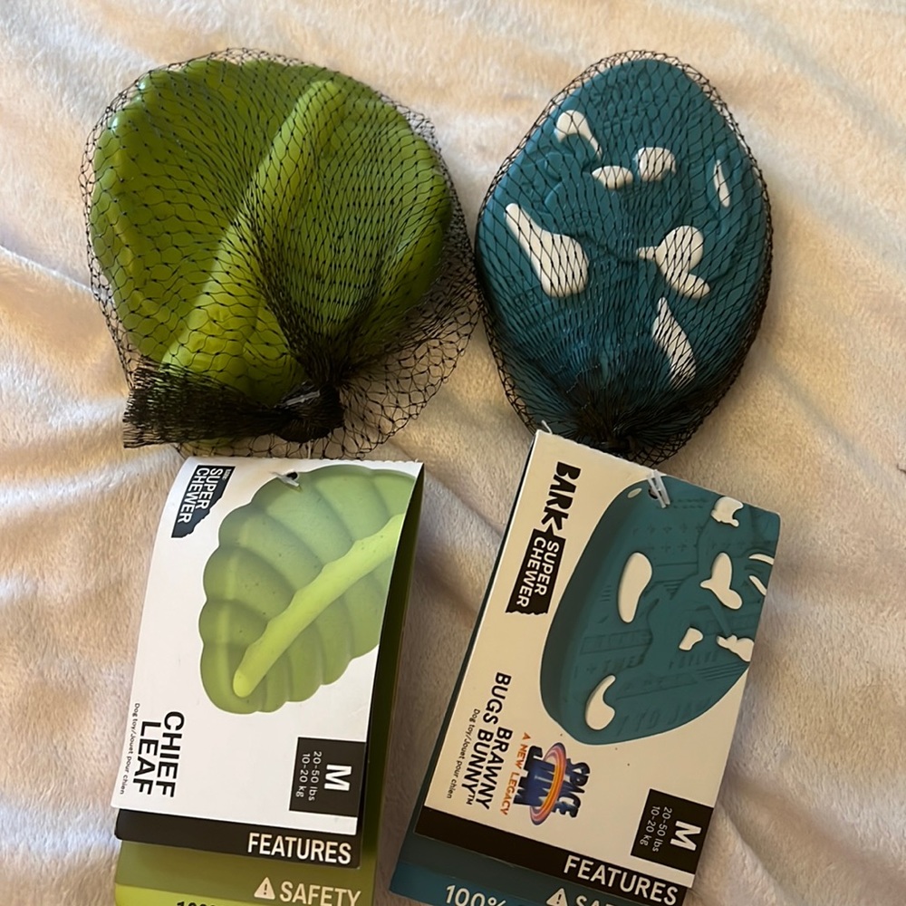 Brand new super chewer dog toys